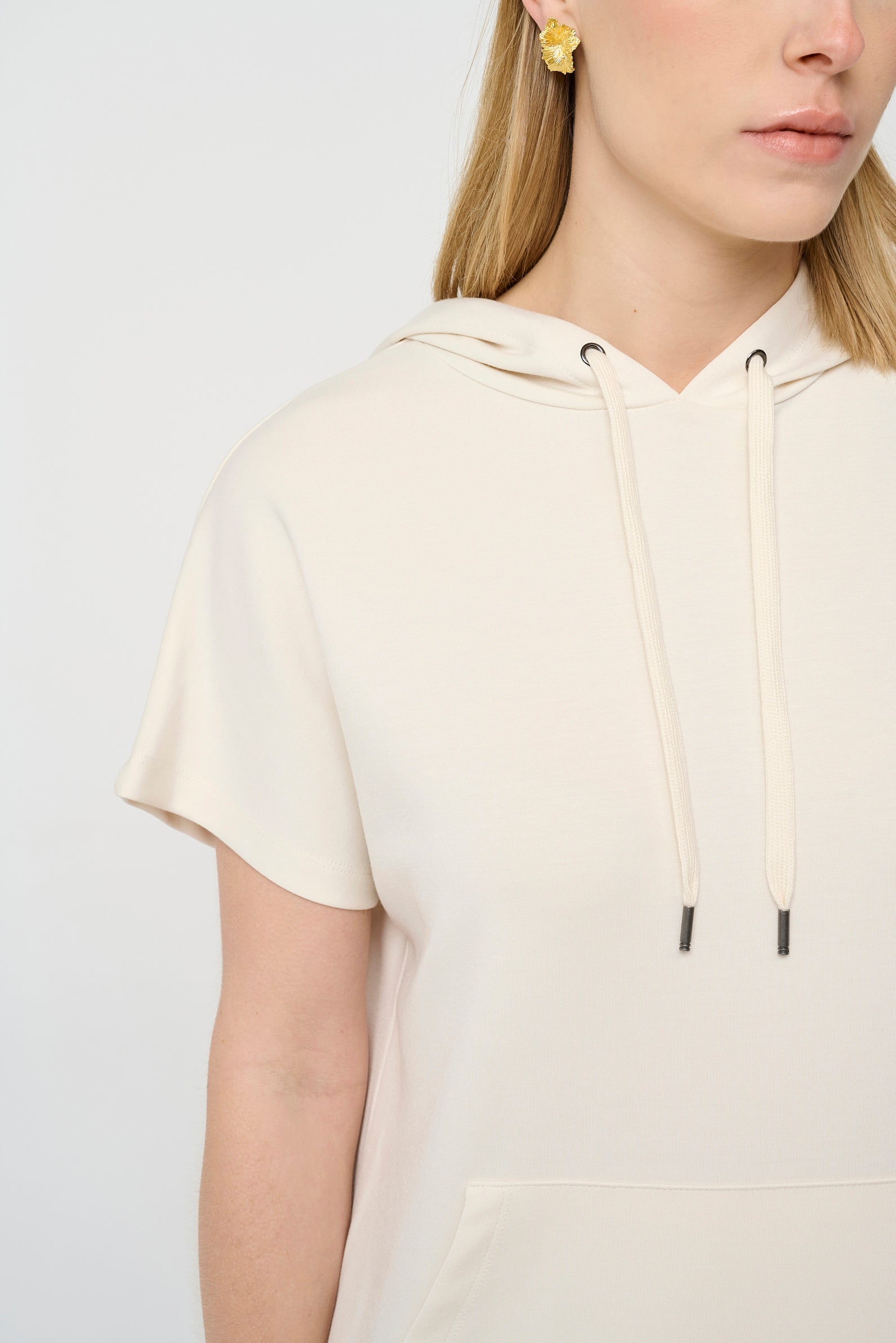 CRHallie hoodie kjole i modal